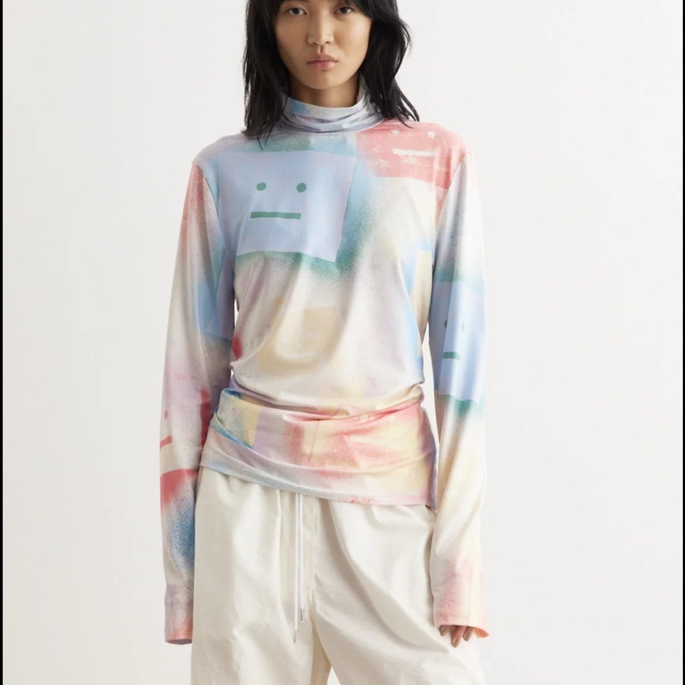 ACNE STUDIOS Enderson Sprayed Face Turtleneck